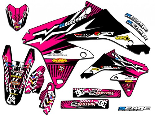Senge Graphics 2005-2006 Suzuki RMZ 450 Mayhem Pink Graphics Kit