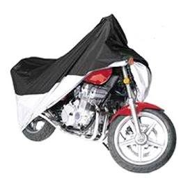 Vehicore Motorcycle Cover for Harley Davidson Dyna Street Bob BlackSilver w Lock Cable